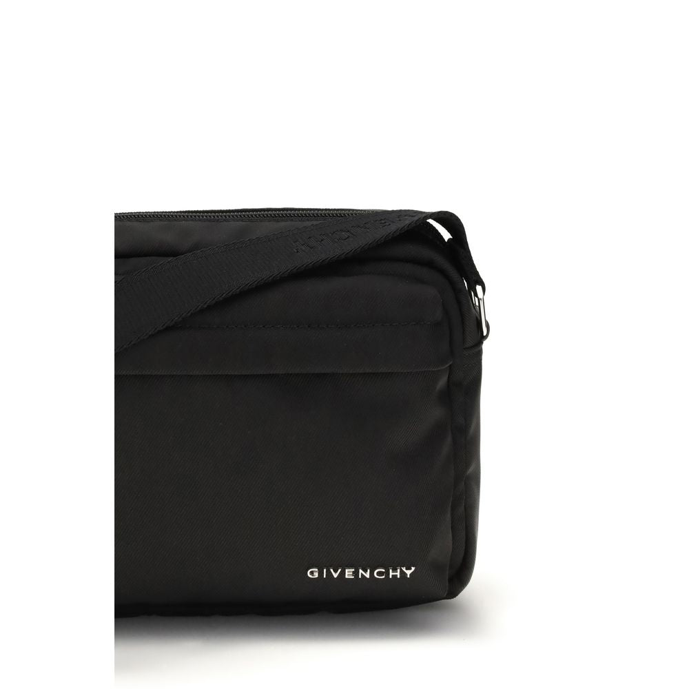 Black Polyamide Shoulder Bag