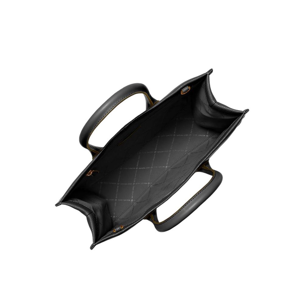 Black Fur Tote Bag - Élégance Sélective