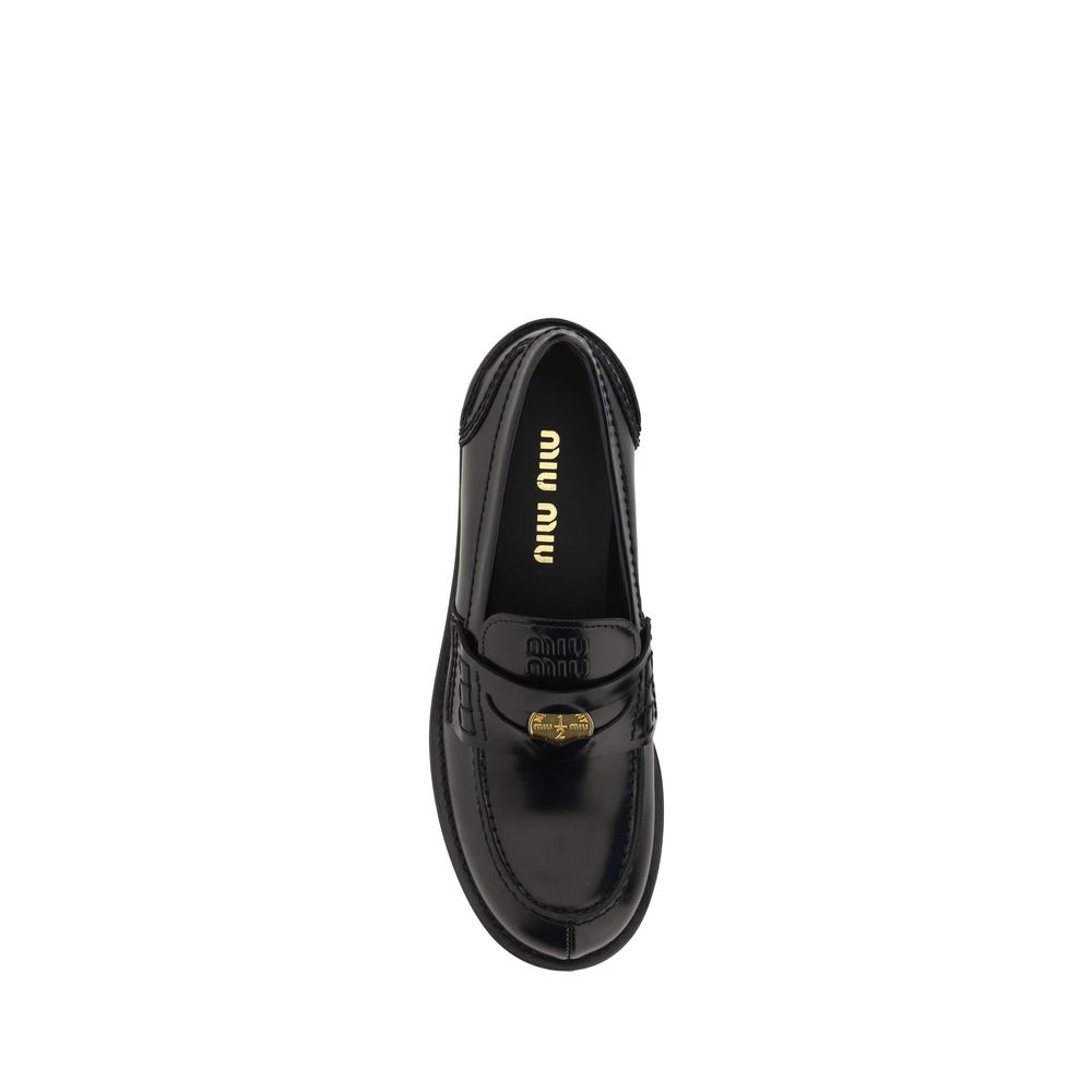 Black Rubber Slip-On Loafers - Élégance Sélective