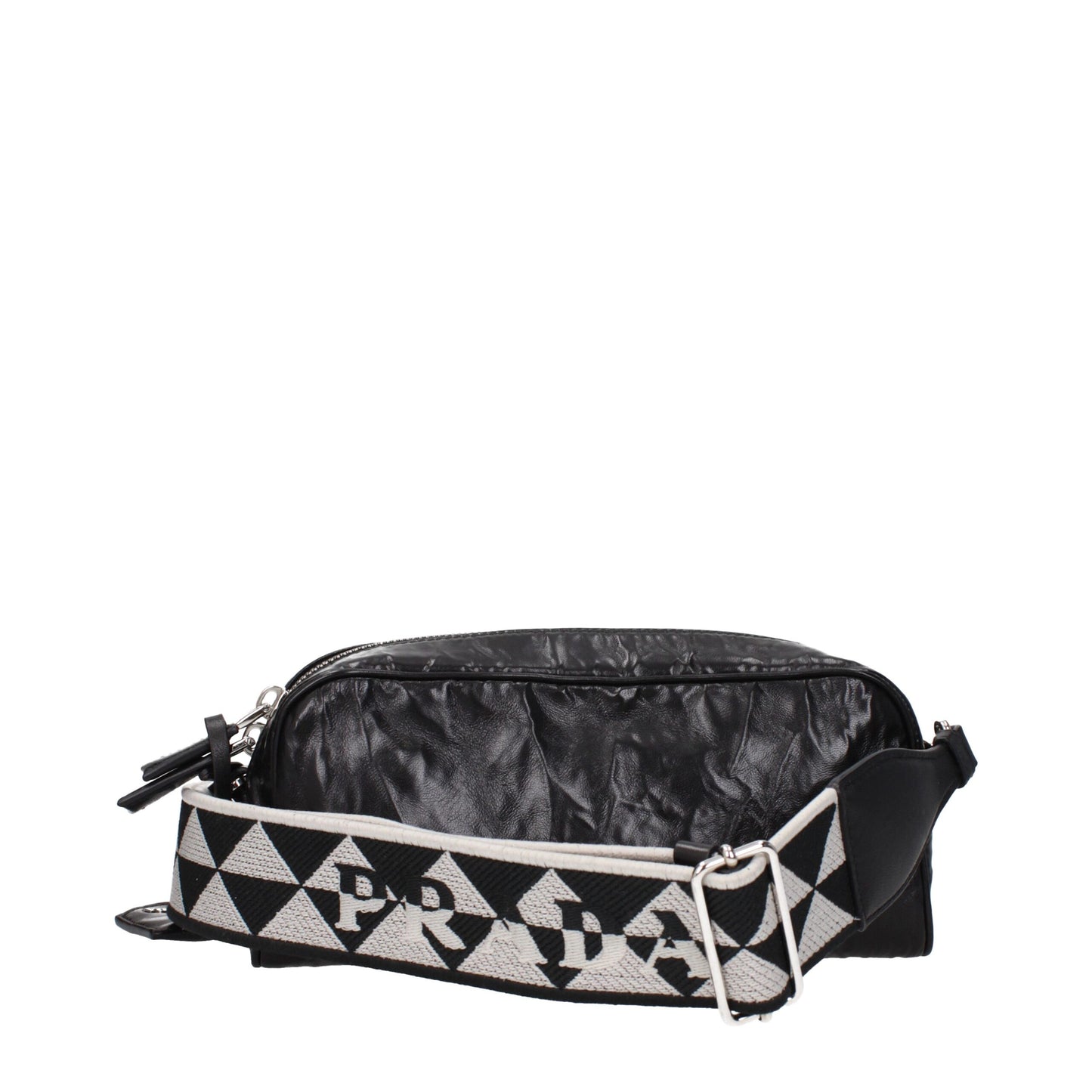 Black Leather Crossbody Bag