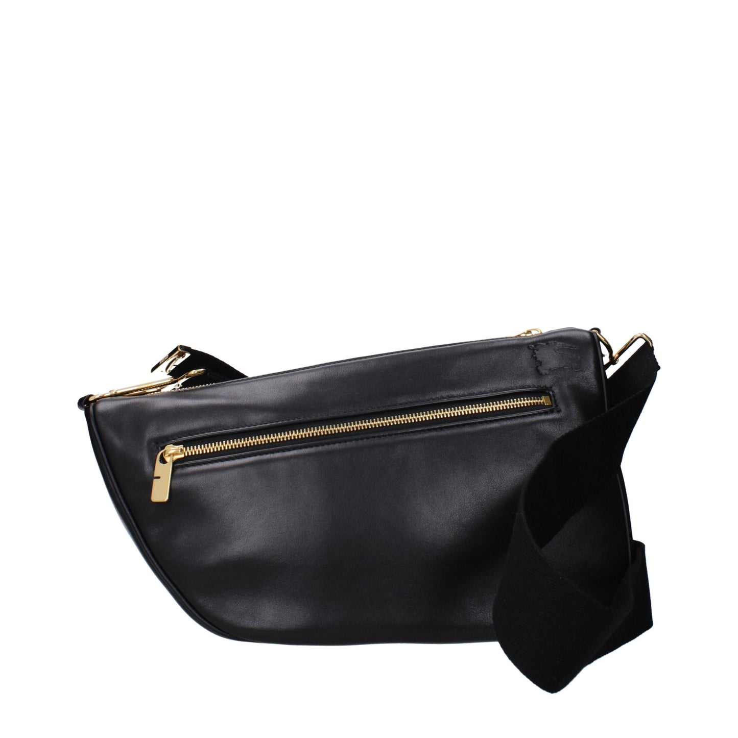 Black Leather Crossbody Bag - Élégance Sélective