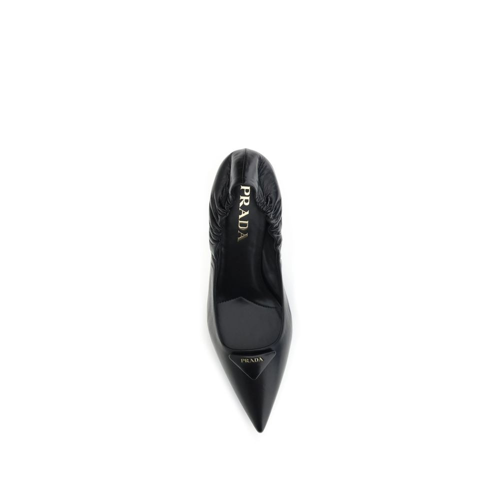 Prada Leather logo Pumps - Élégance Sélective
