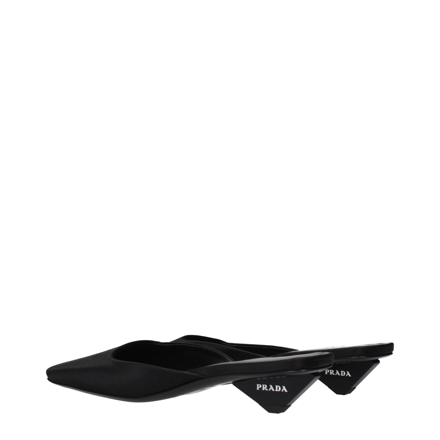 Black Satin Flat Sandals - Élégance Sélective
