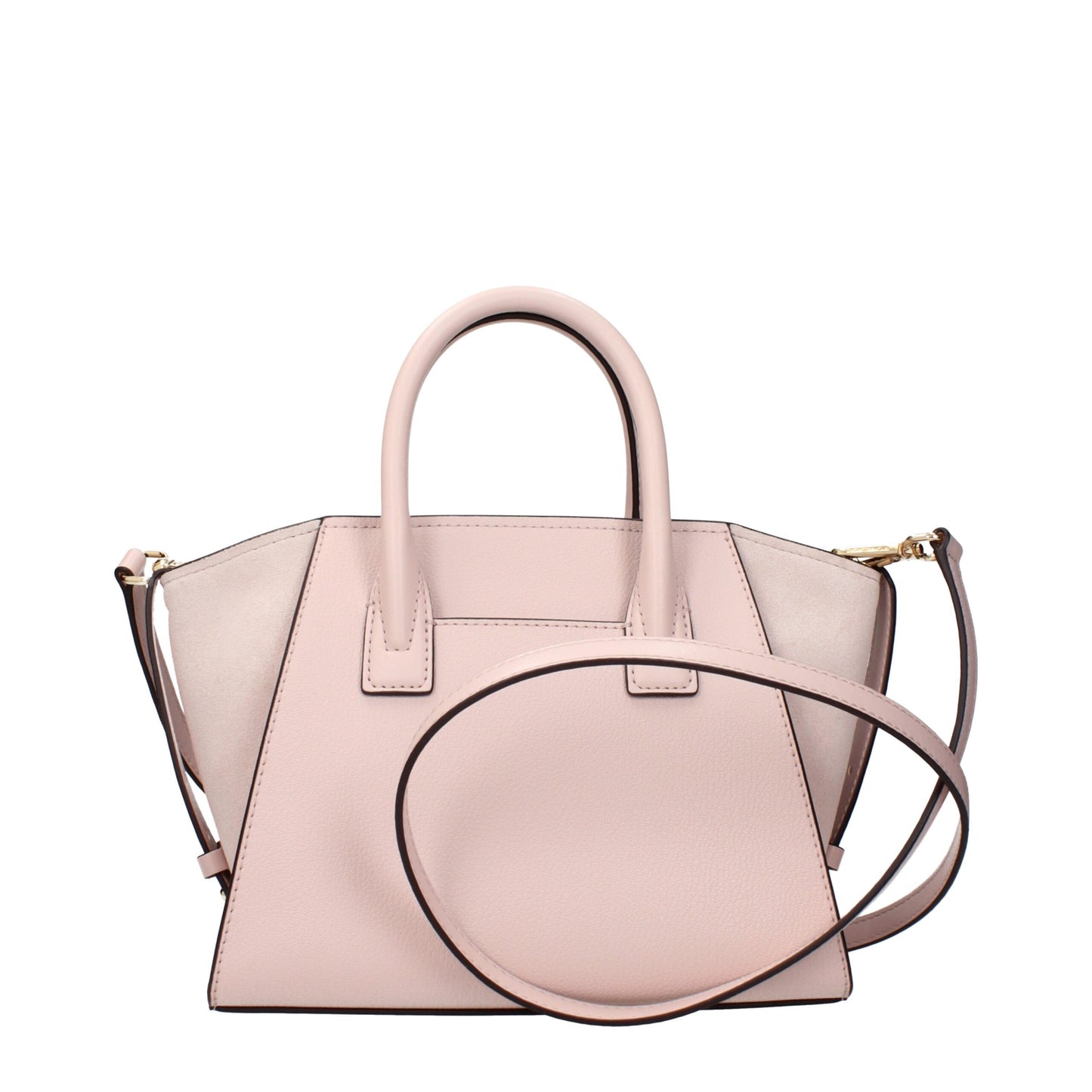 Pink Leather Handbag - Élégance Sélective