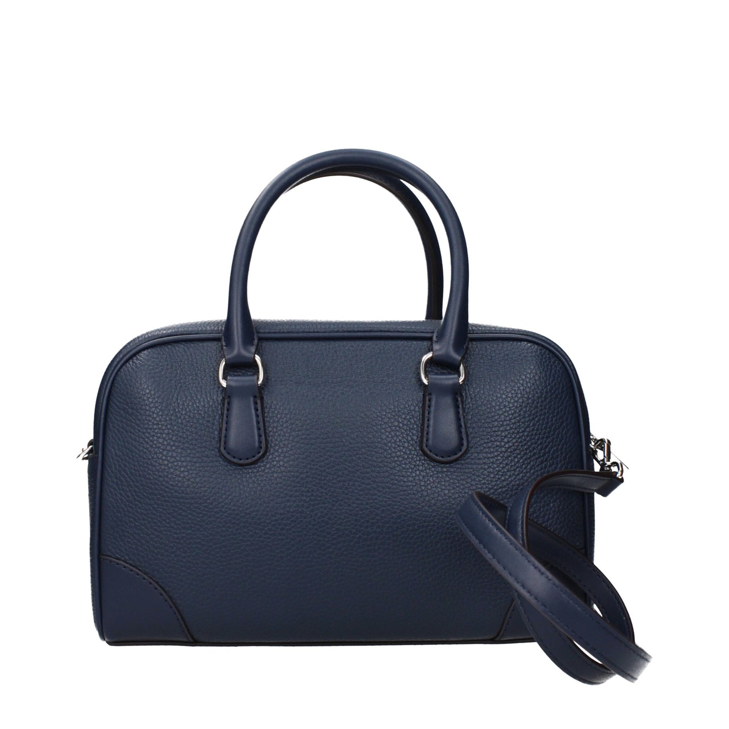 Blue Leather Handbag - Élégance Sélective