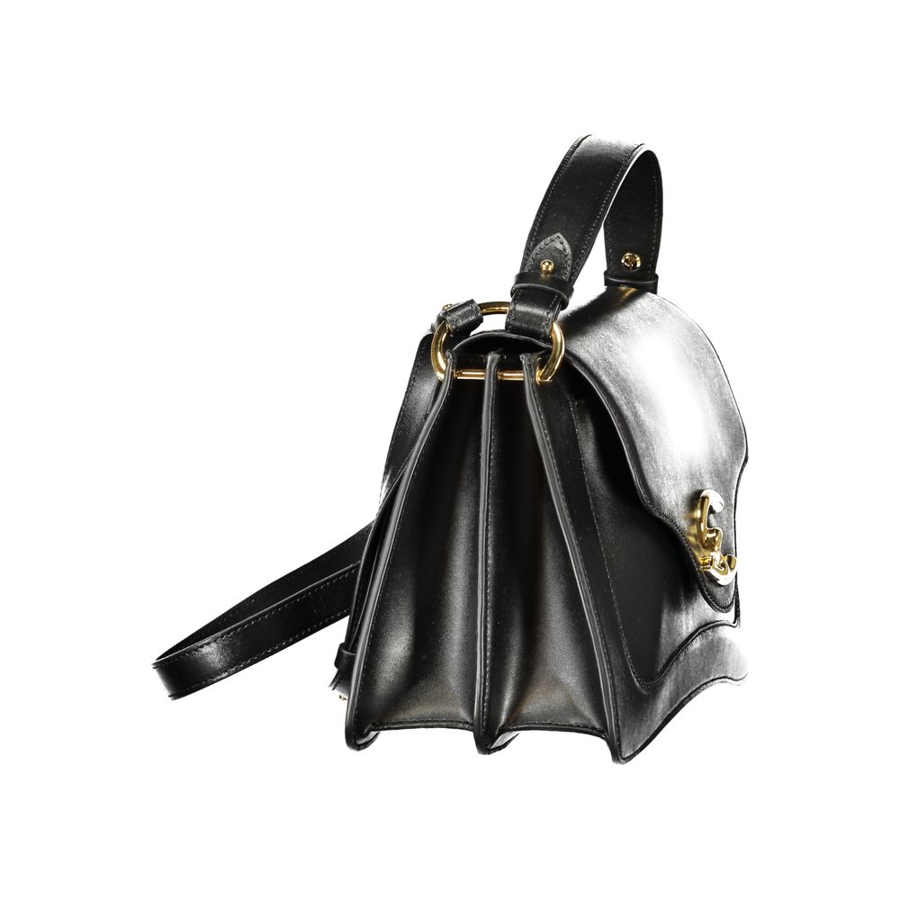 Black Leather Women Handbag - Élégance Sélective