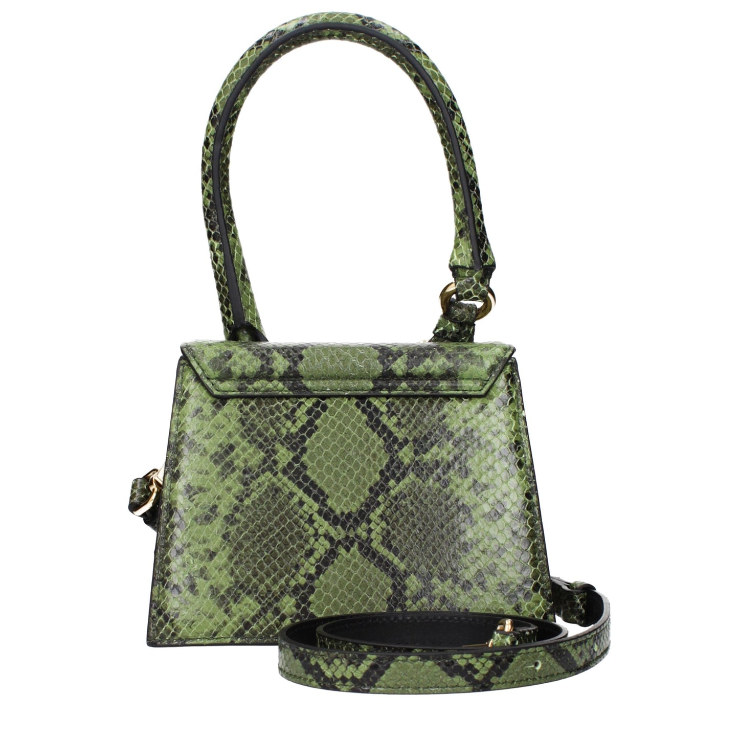 Green Leather Handbag - Élégance Sélective