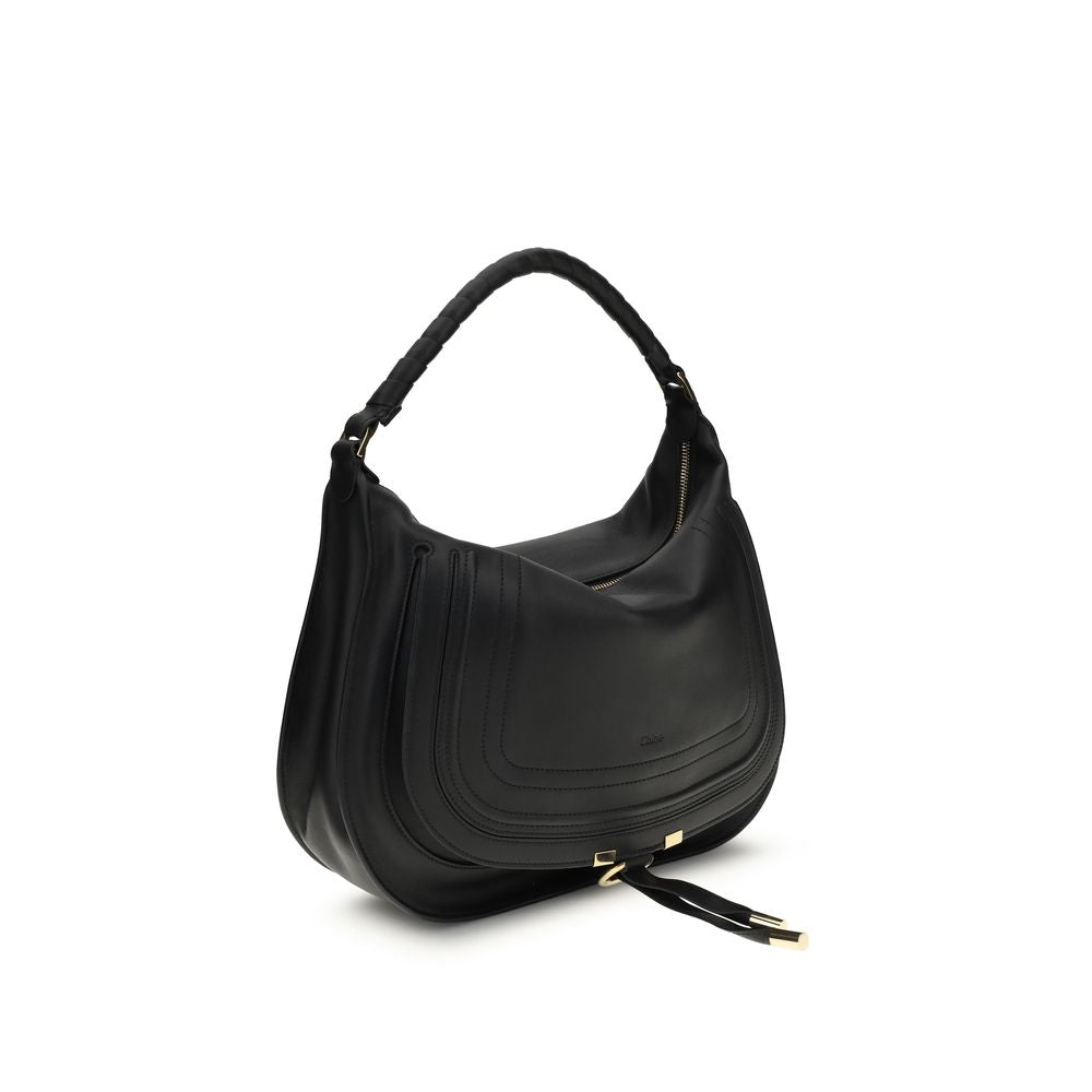 Black Calf Leather Bos Taurus Shoulder Bag