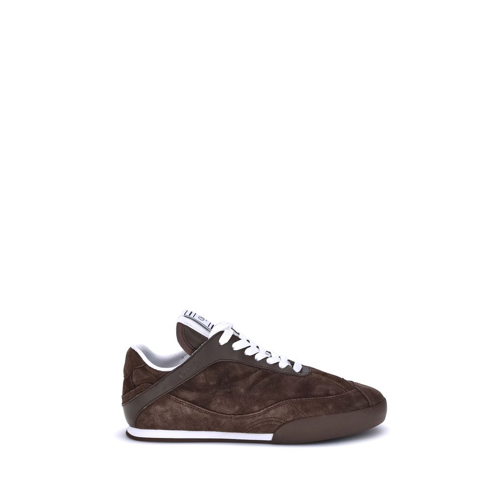 Brown Calf Leather Bos Taurus Low Top Sneakers