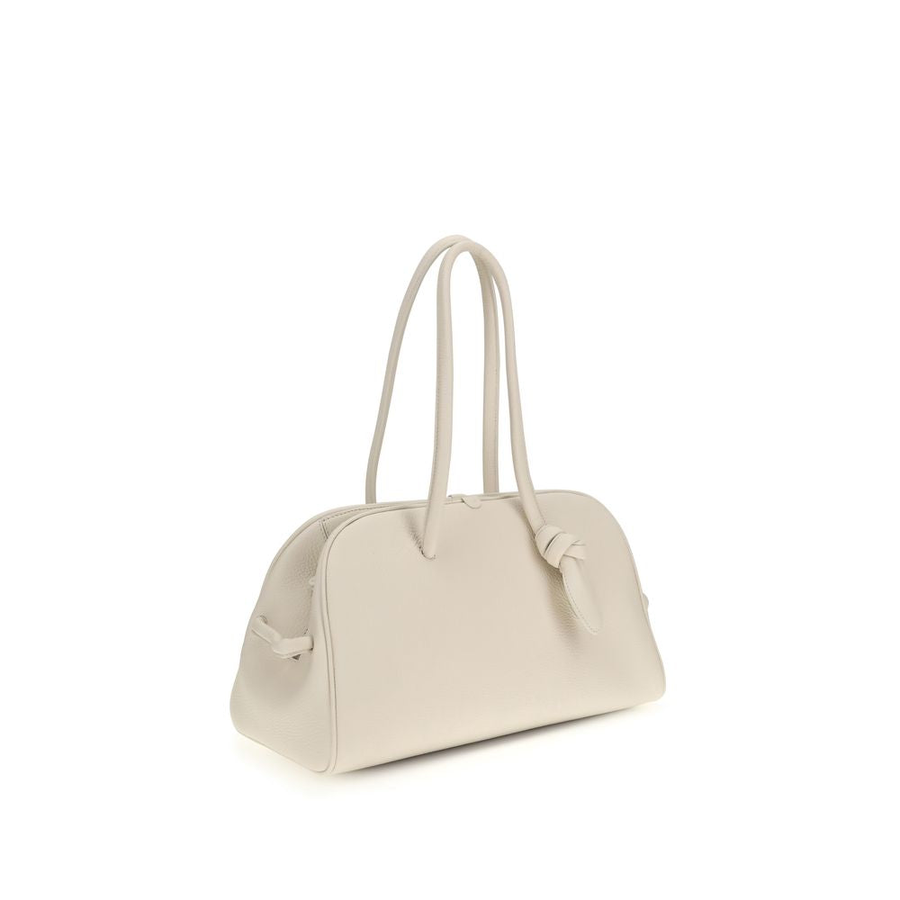 White Calf Leather Bos Taurus Shoulder Bag