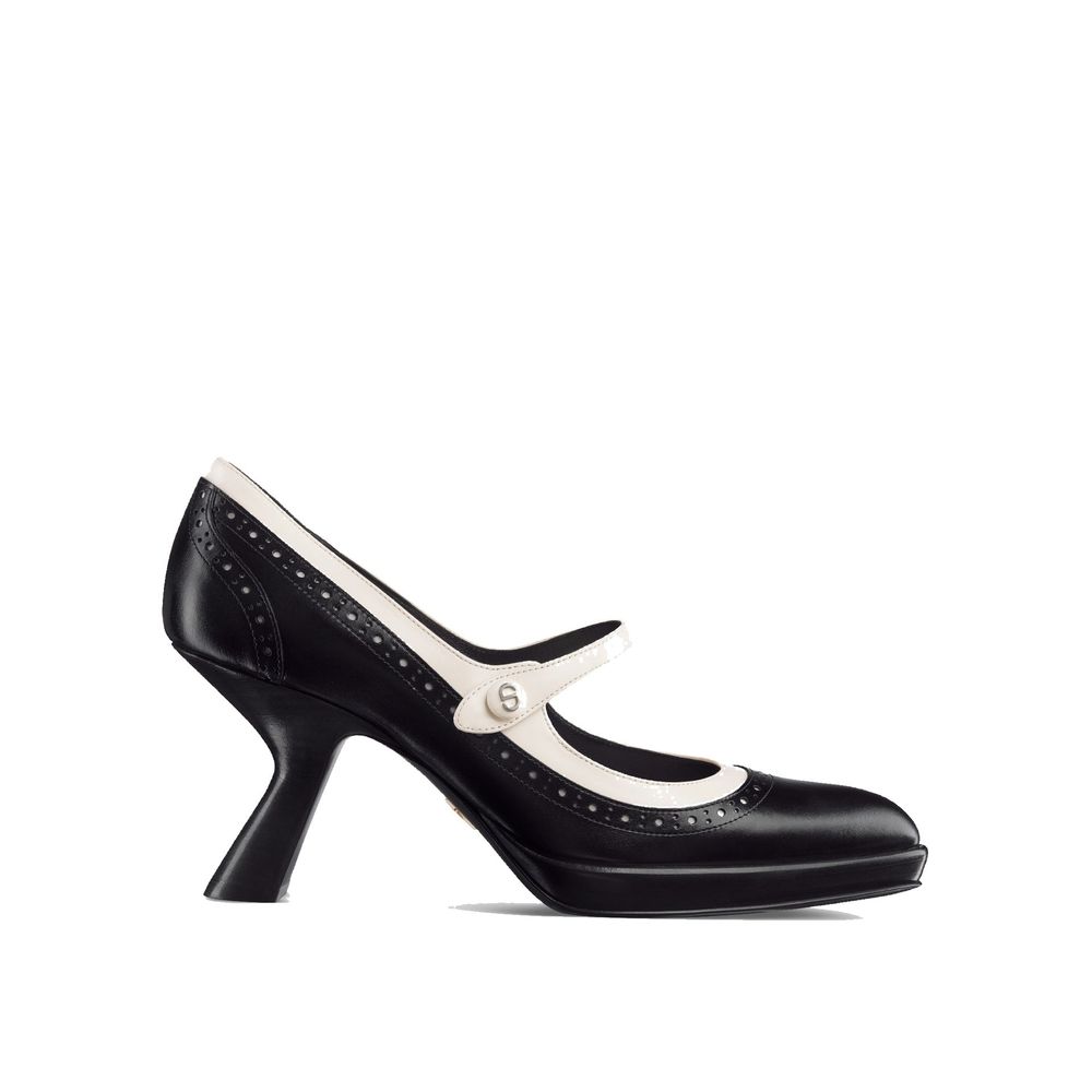 Black Calfskin Pumps