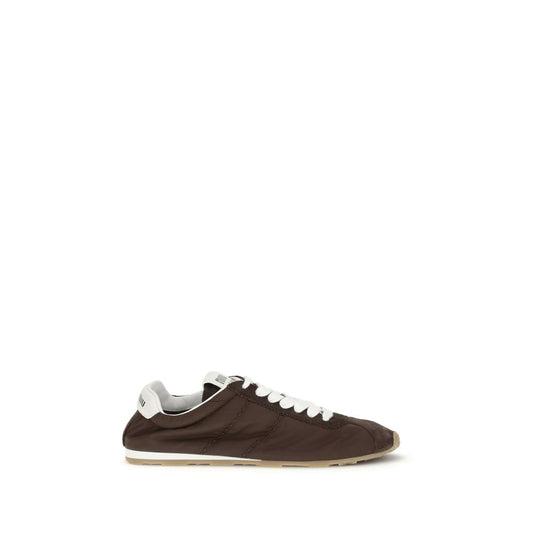 Brown Calf Leather Bos Taurus Low Top Sneakers