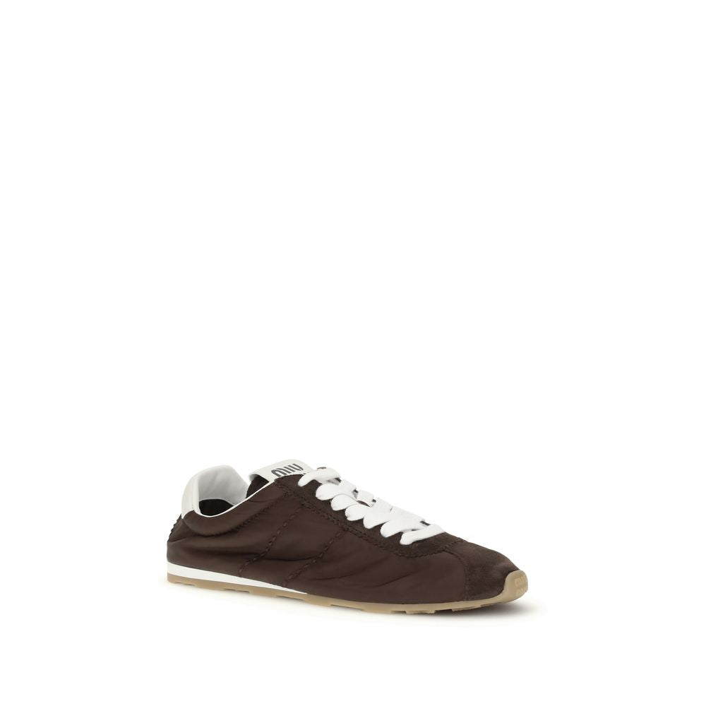 Brown Calf Leather Bos Taurus Low Top Sneakers