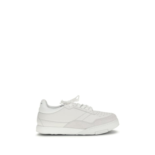 White Calf Leather Bos Taurus Low Top Sneakers