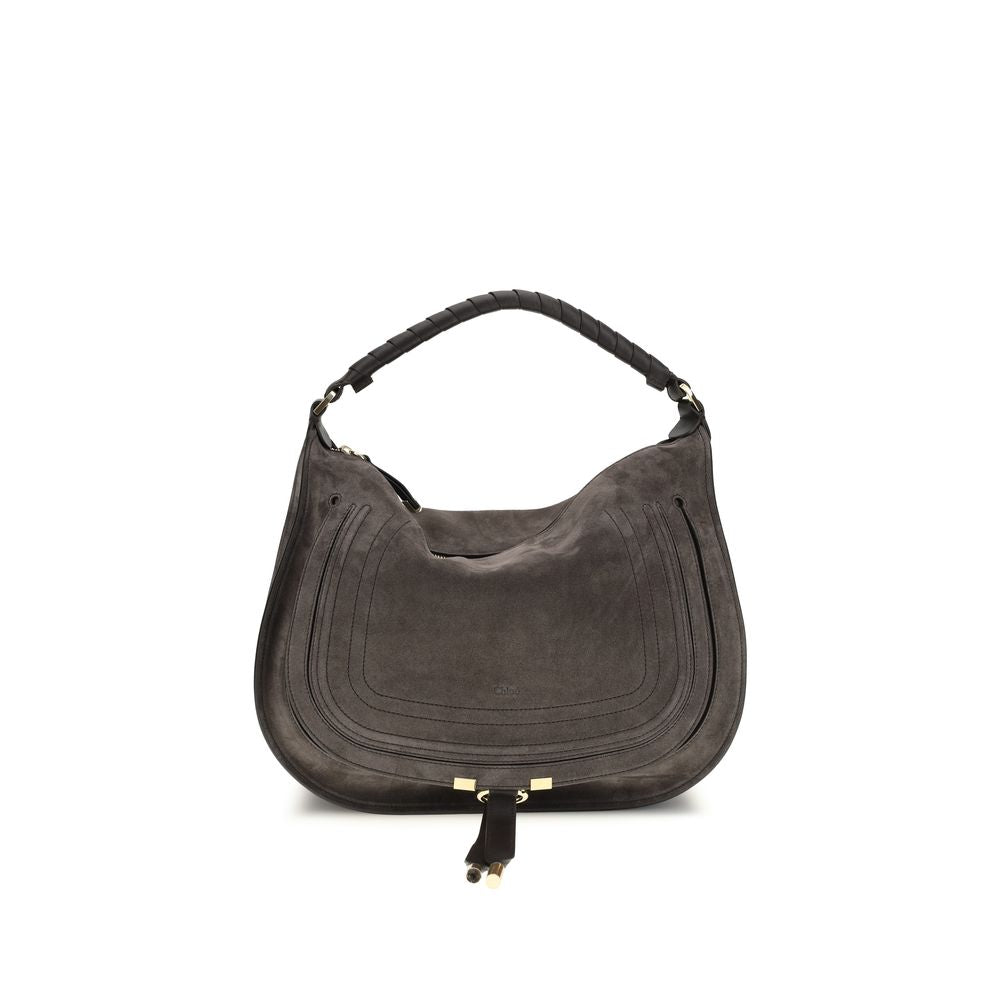 Brown Calf Leather Bos Taurus Shoulder Bag - Élégance Sélective