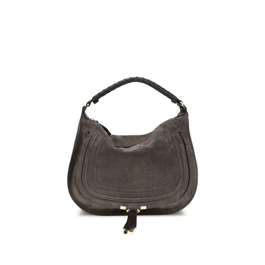 Brown Calf Leather Bos Taurus Shoulder Bag - Élégance Sélective