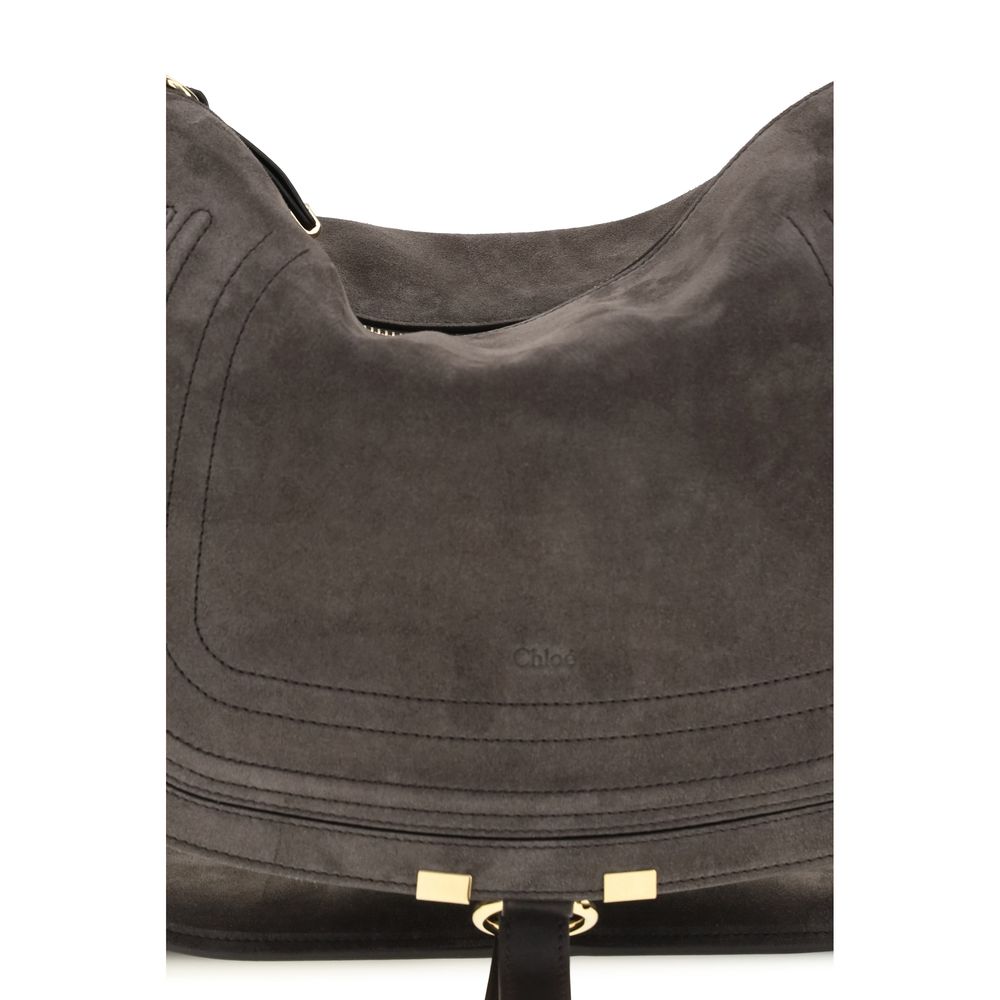 Brown Calf Leather Bos Taurus Shoulder Bag - Élégance Sélective