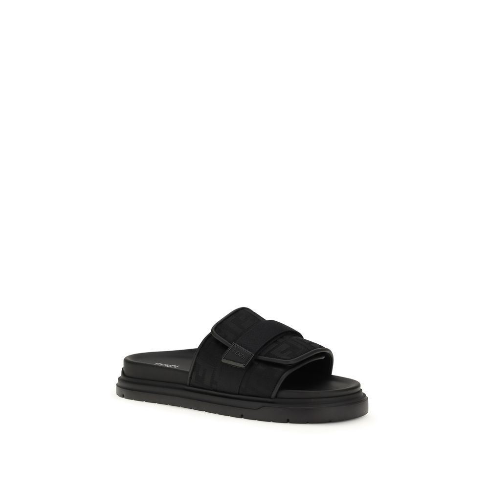 Black Polyamide Sandals - Élégance Sélective