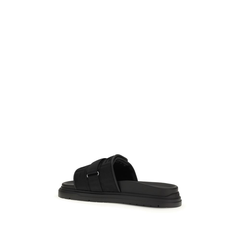 Black Polyamide Sandals - Élégance Sélective