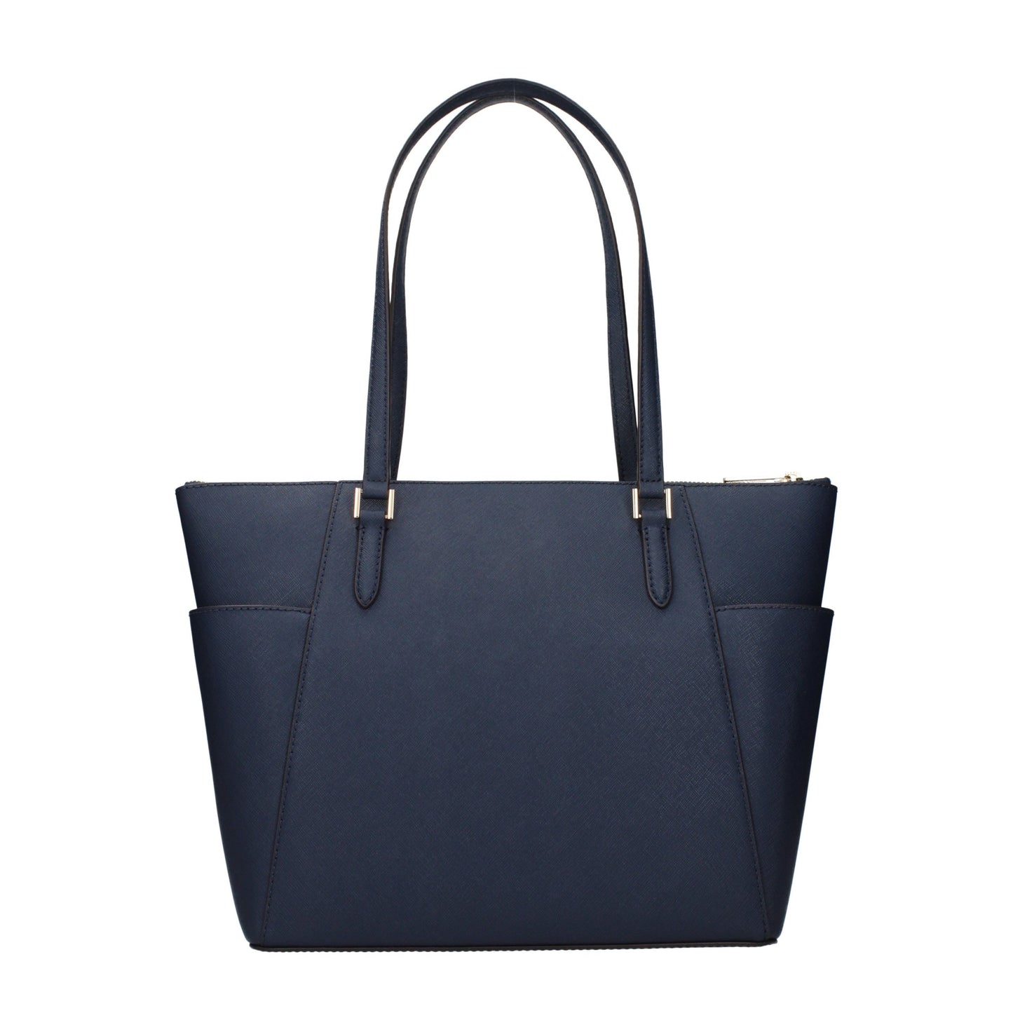Blue Leather Shoulder Bag - Élégance Sélective