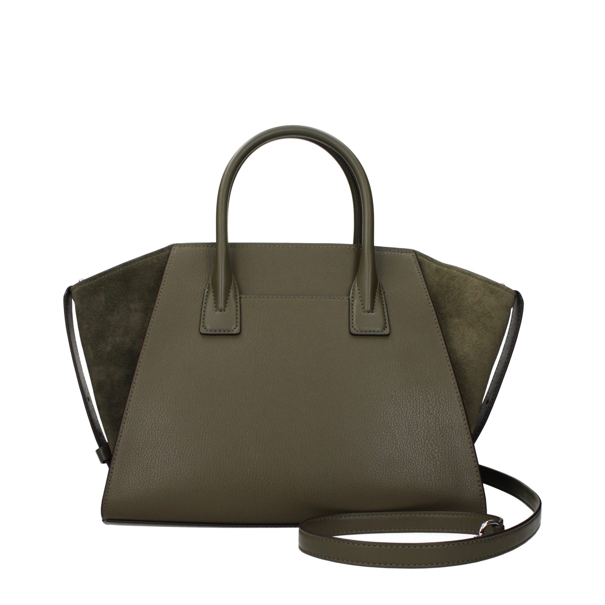 Green Leather Handbag - Élégance Sélective