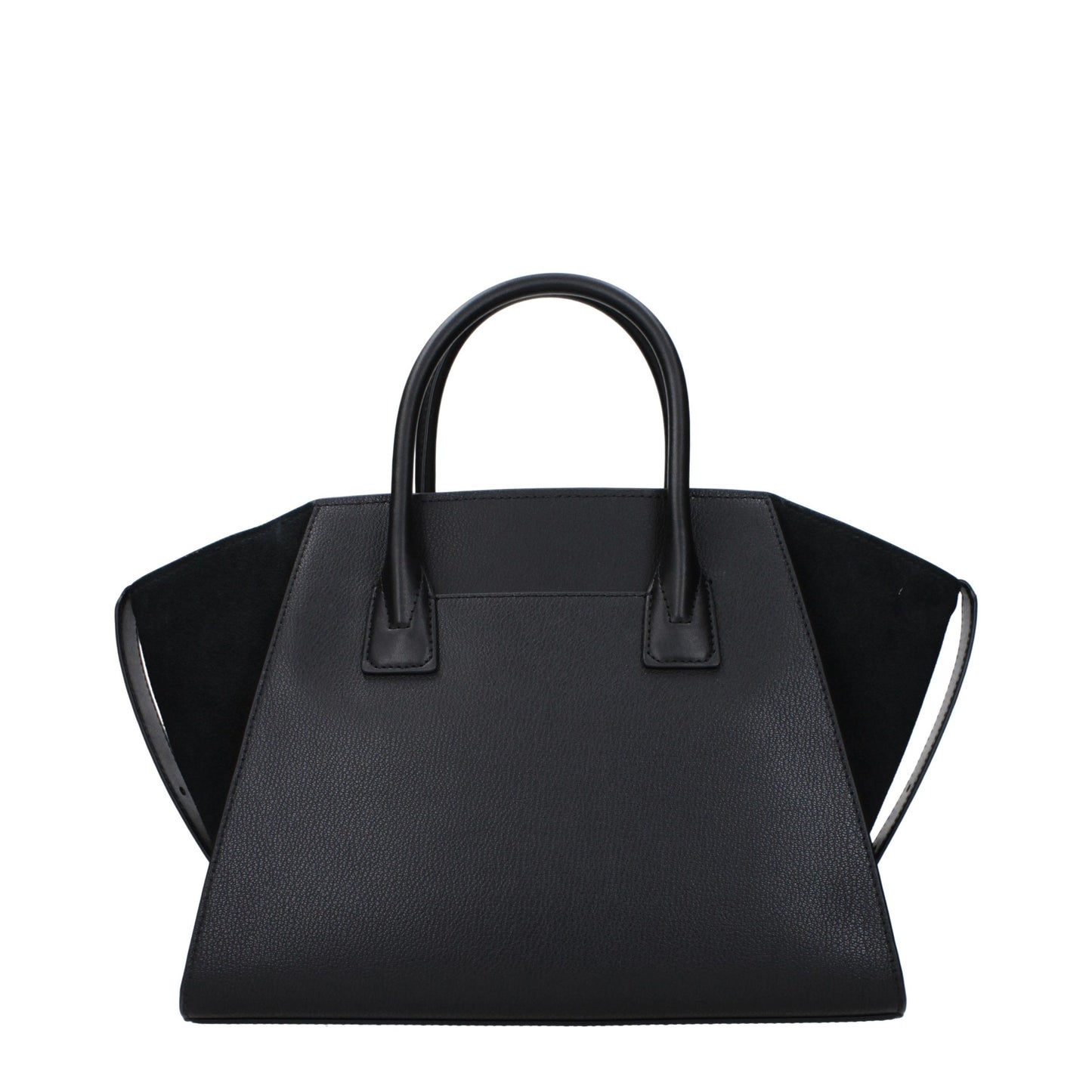 Black Leather Handbag - Élégance Sélective