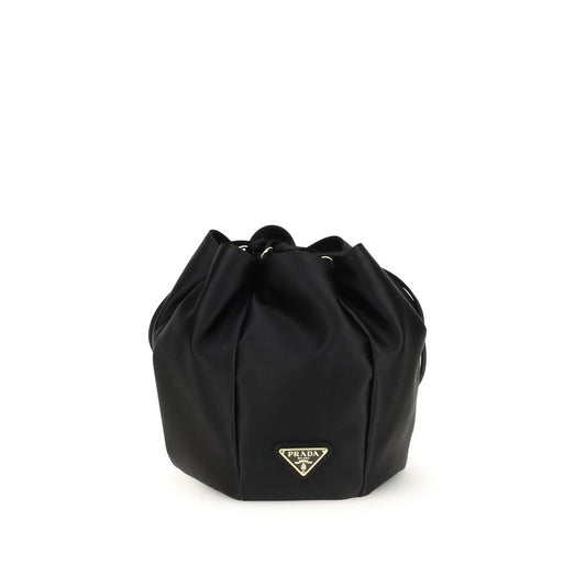 Black Silk Backet Bag