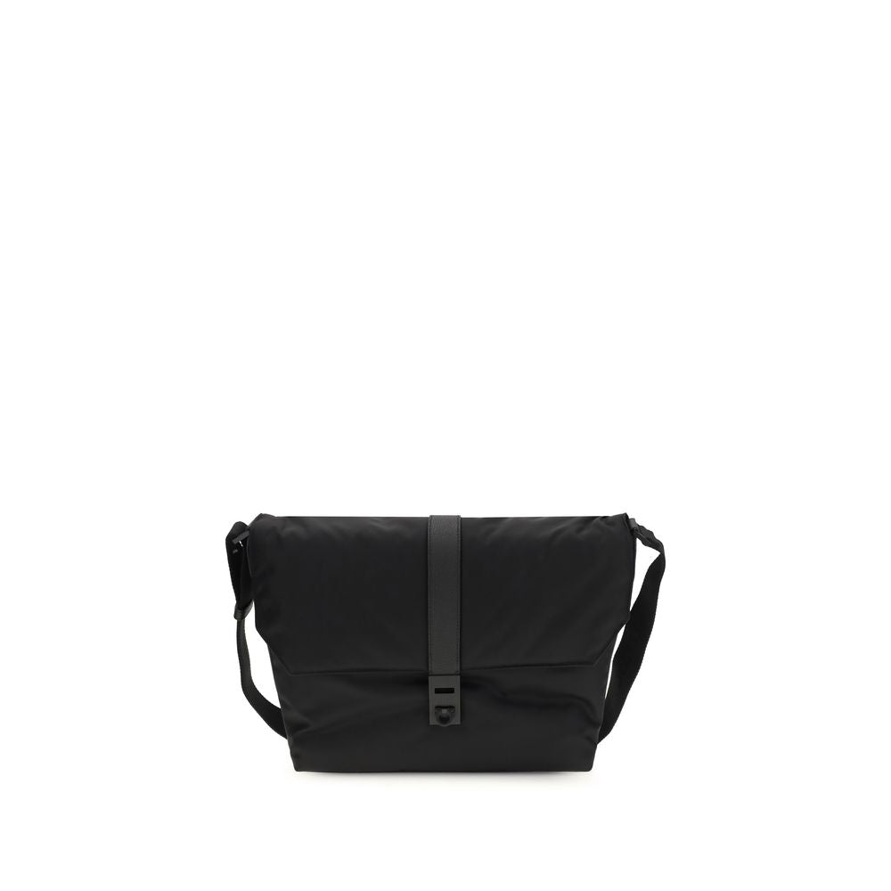 Black Nylon Shoulder Bag - Élégance Sélective