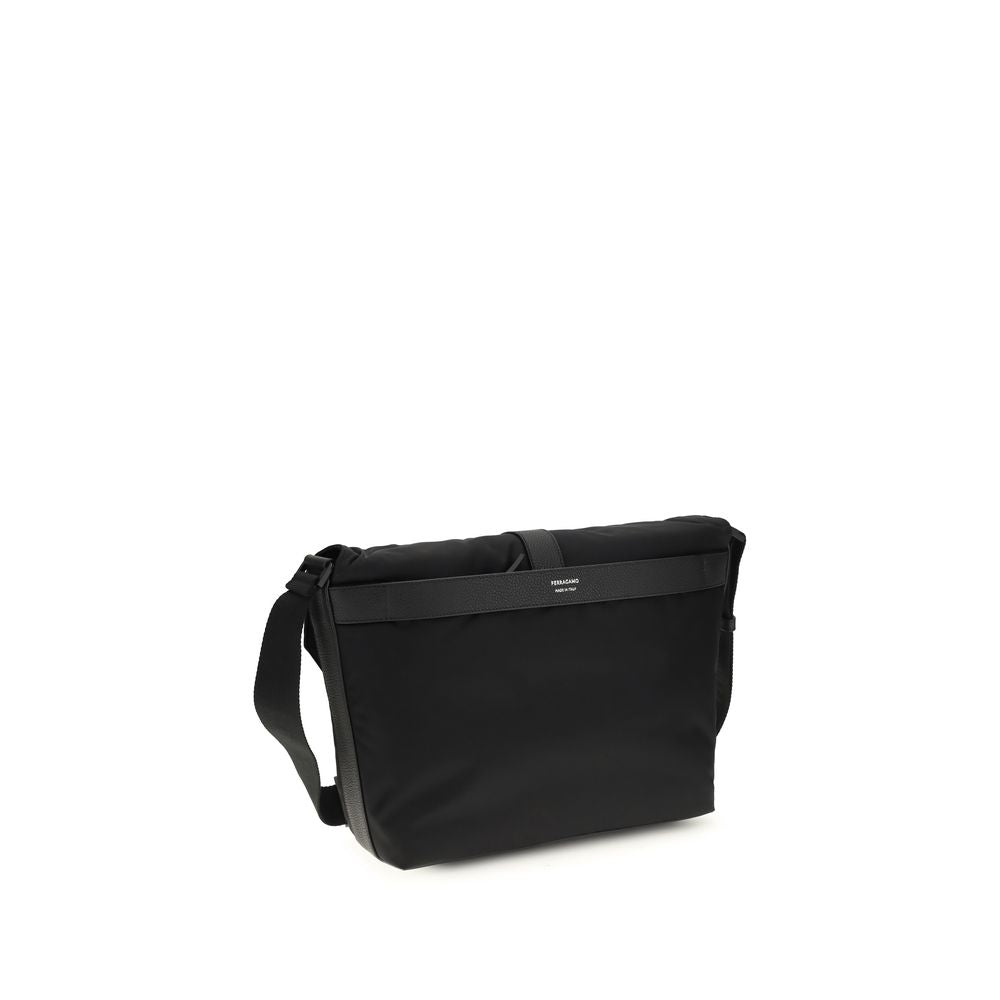 Black Nylon Shoulder Bag - Élégance Sélective