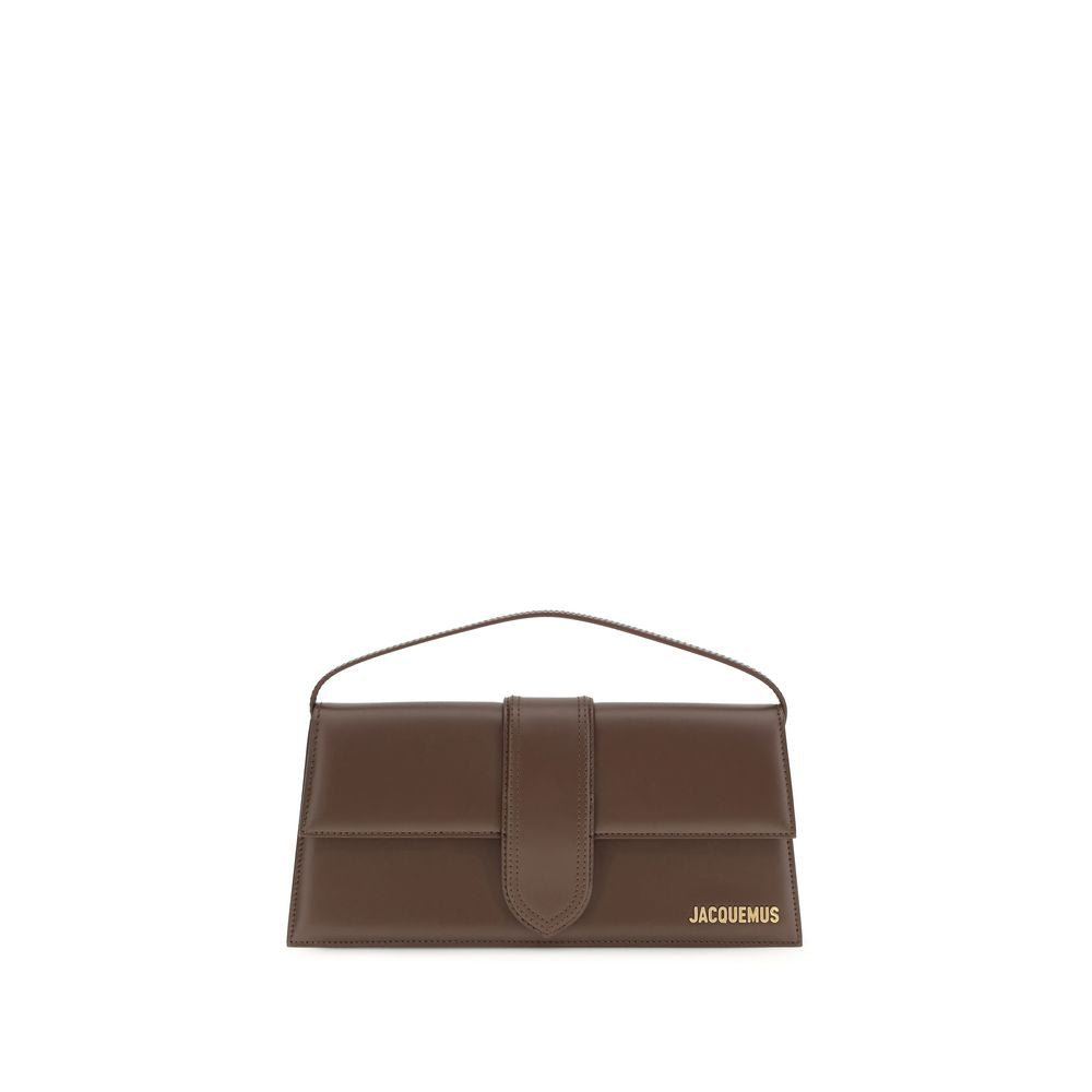 Brown Calf Leather Bos Taurus Handbag - Élégance Sélective