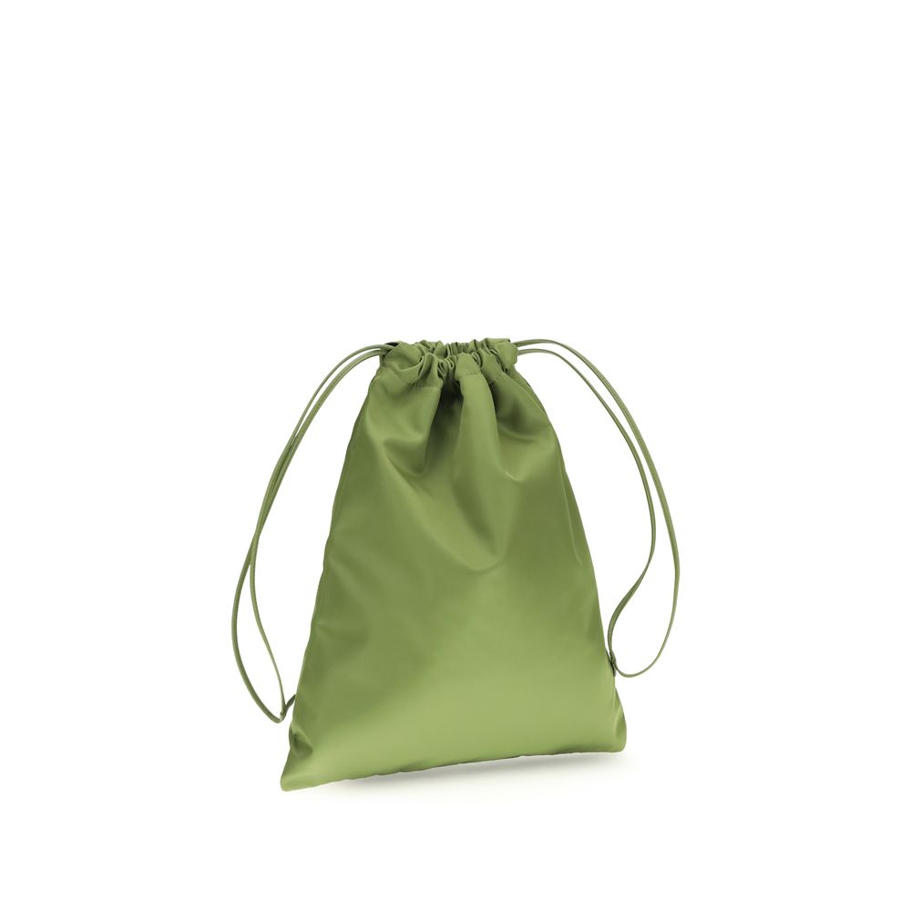 Bicolor Recycled Polyamide Shoulder Bag - Élégance Sélective