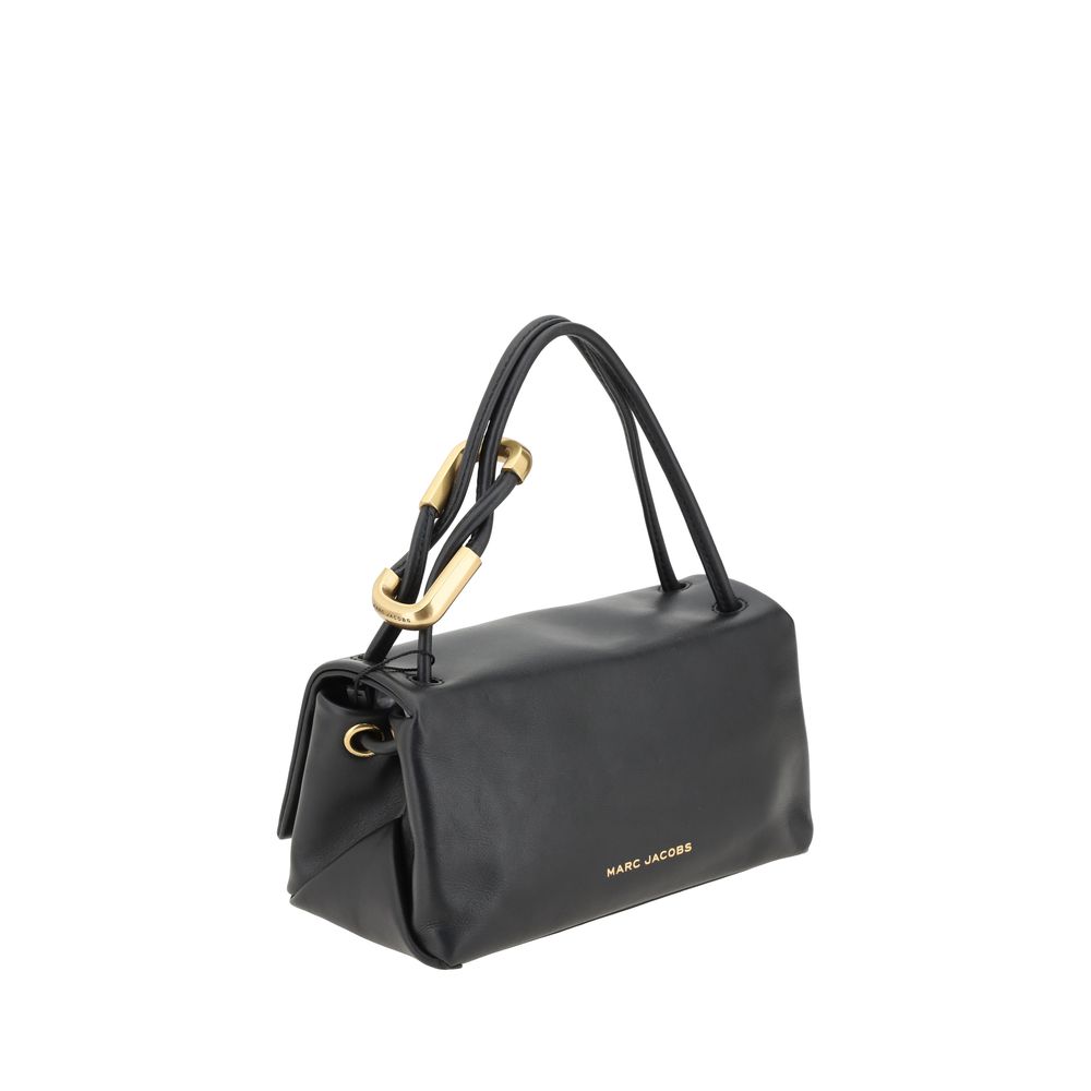 Black Calf Leather Bos Taurus Shoulder Bag - Élégance Sélective