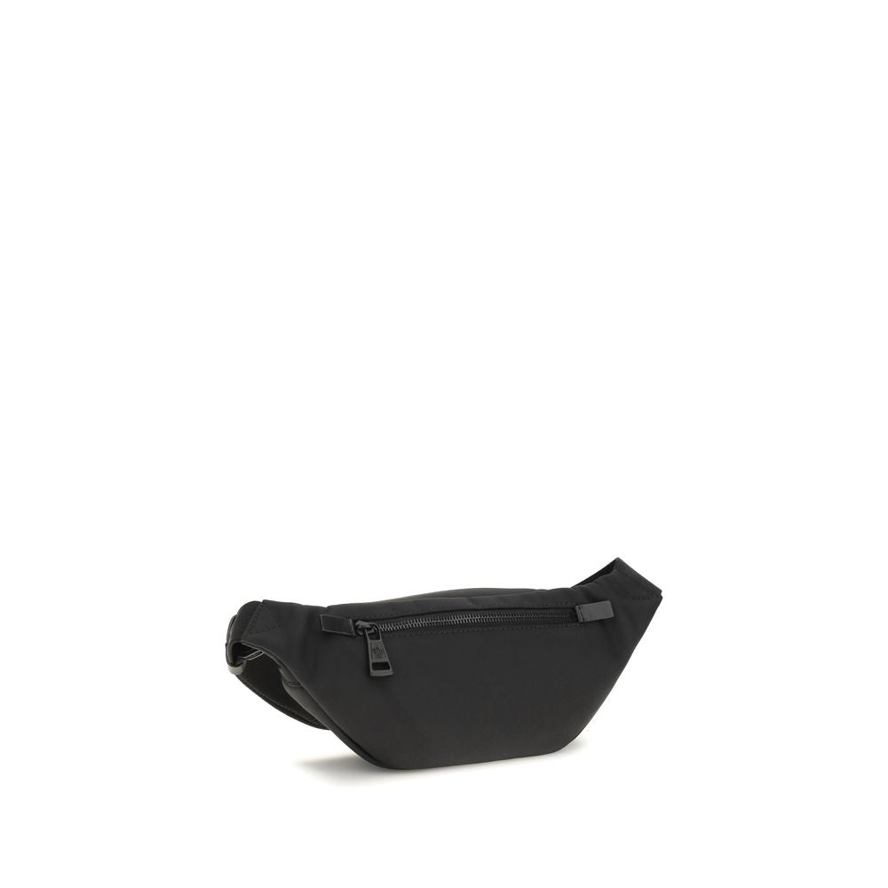 Black Polyamide Shoulder Bag - Élégance Sélective