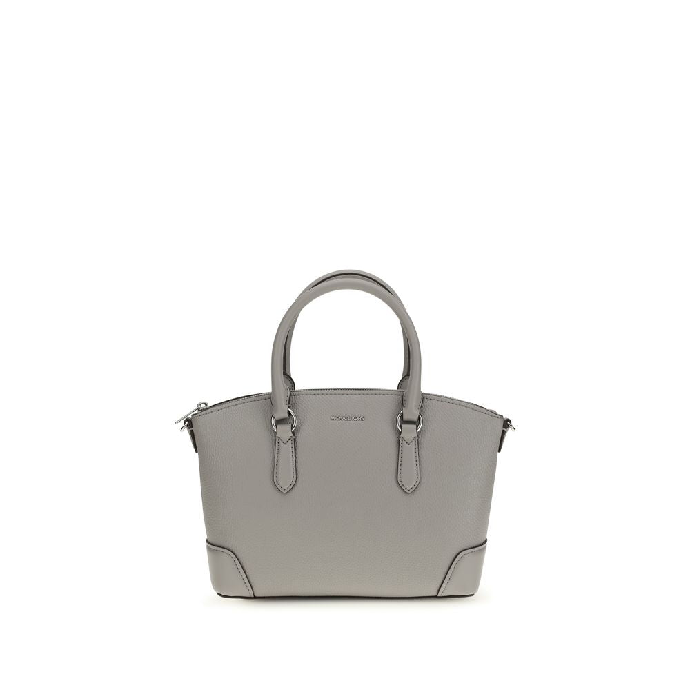 Gray Calf Leather Bos Taurus Shoulder Bag - Élégance Sélective