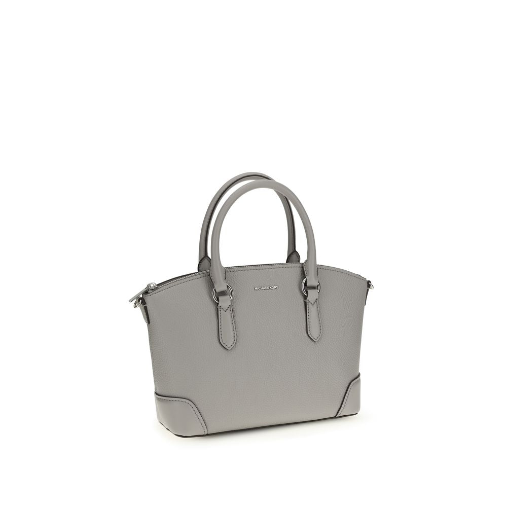 Gray Calf Leather Bos Taurus Shoulder Bag - Élégance Sélective