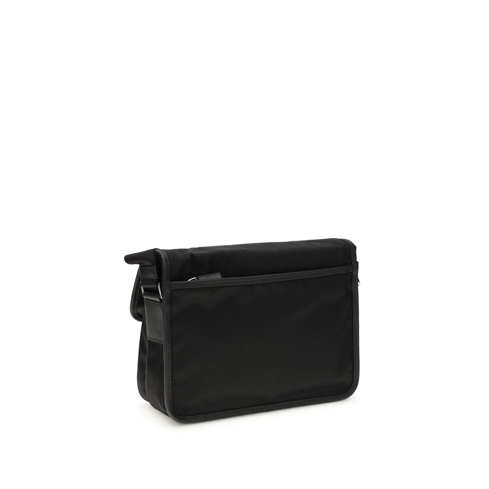 Black Polyamide Shoulder Bag - Élégance Sélective