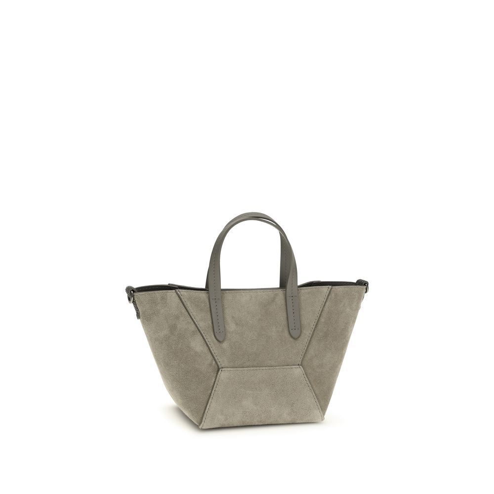 Brown Calf Leather Bos Taurus Shoulder Bag - Élégance Sélective