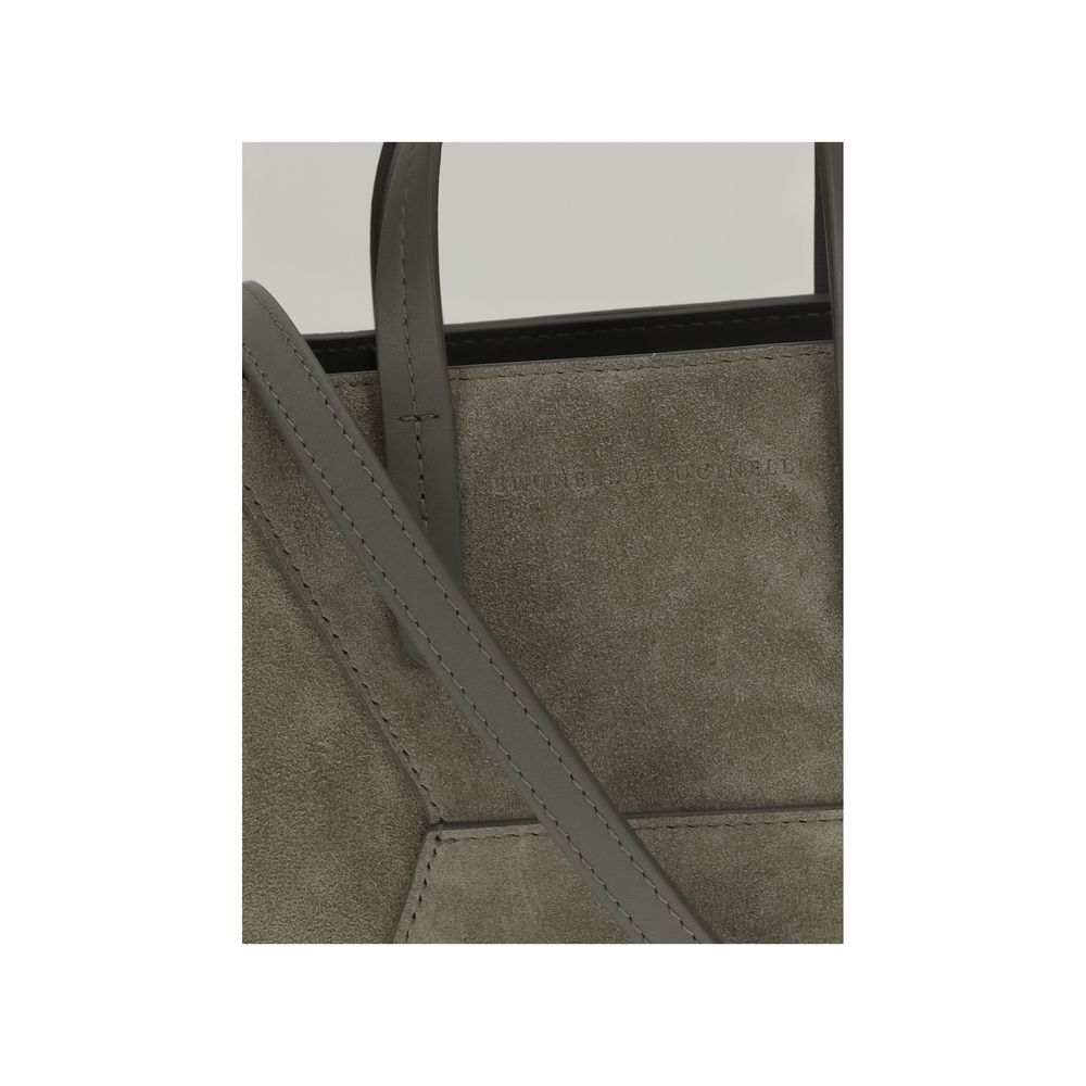 Brown Calf Leather Bos Taurus Shoulder Bag - Élégance Sélective