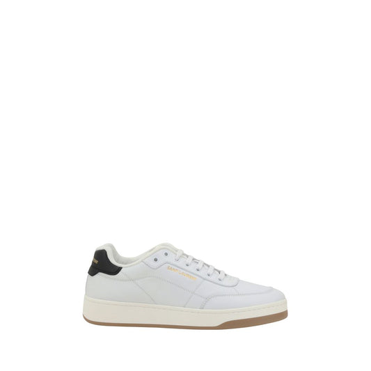White Calf Leather Bos Taurus Low Top Sneakers - Élégance Sélective