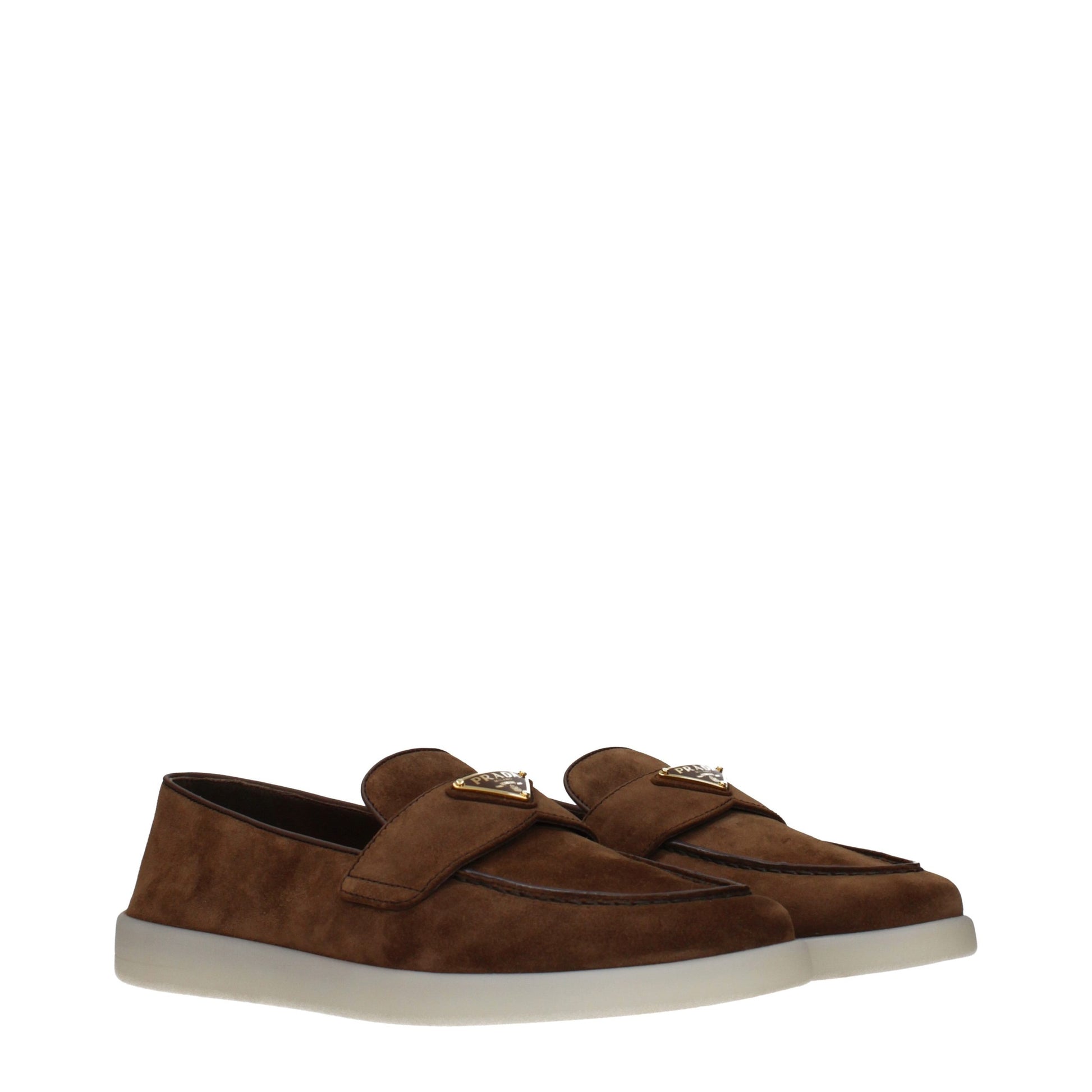 Brown Leather Slip-On Loafers - Élégance Sélective