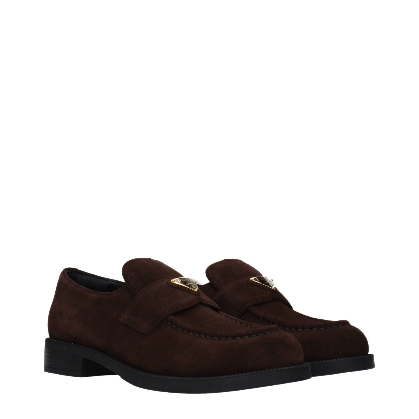 Brown Leather Slip-On Loafers - Élégance Sélective