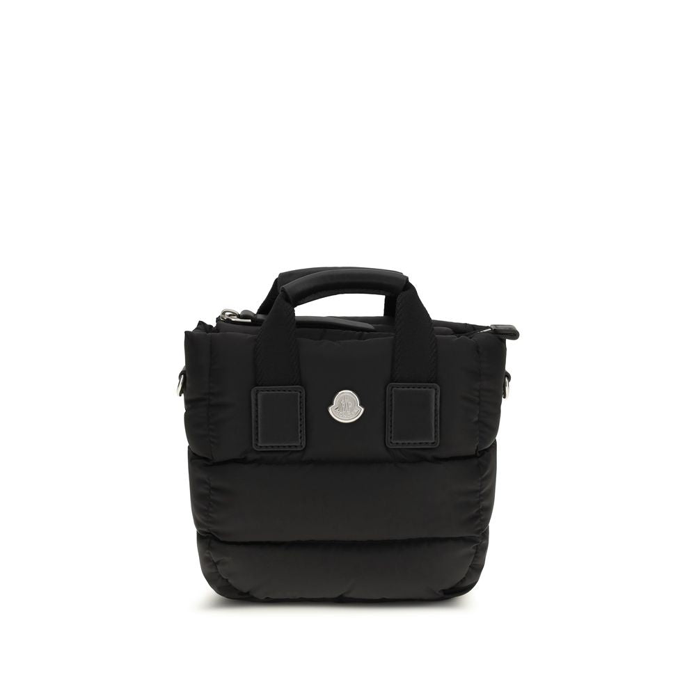Black Goose Down Shoulder Bag - Élégance Sélective