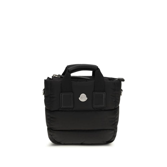 Black Goose Down Shoulder Bag - Élégance Sélective