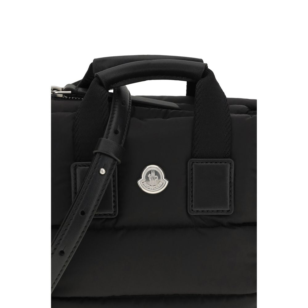 Black Goose Down Shoulder Bag - Élégance Sélective