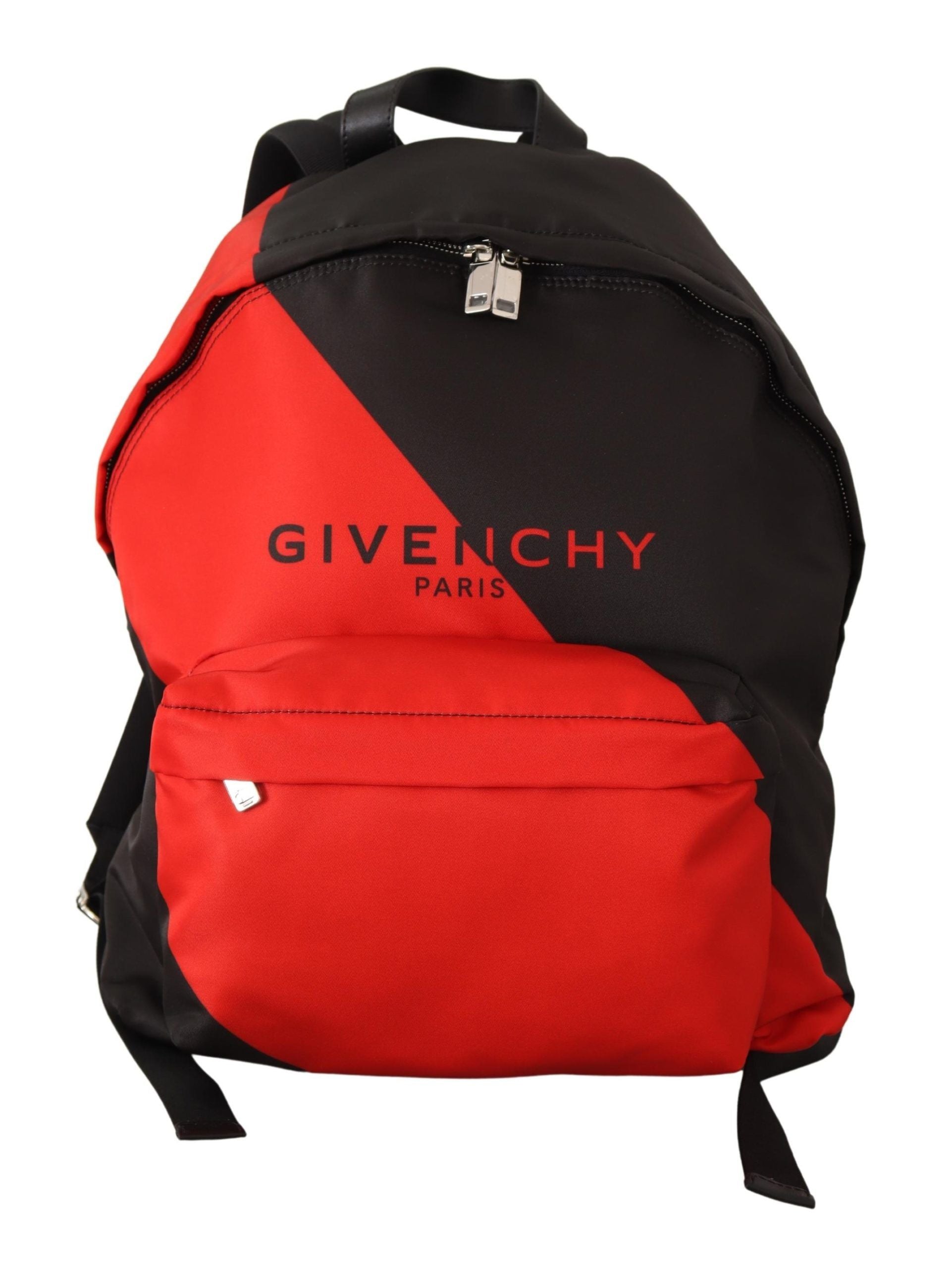 Givenchy Sleek Urban Backpack in Black and Red - Élégance Sélective