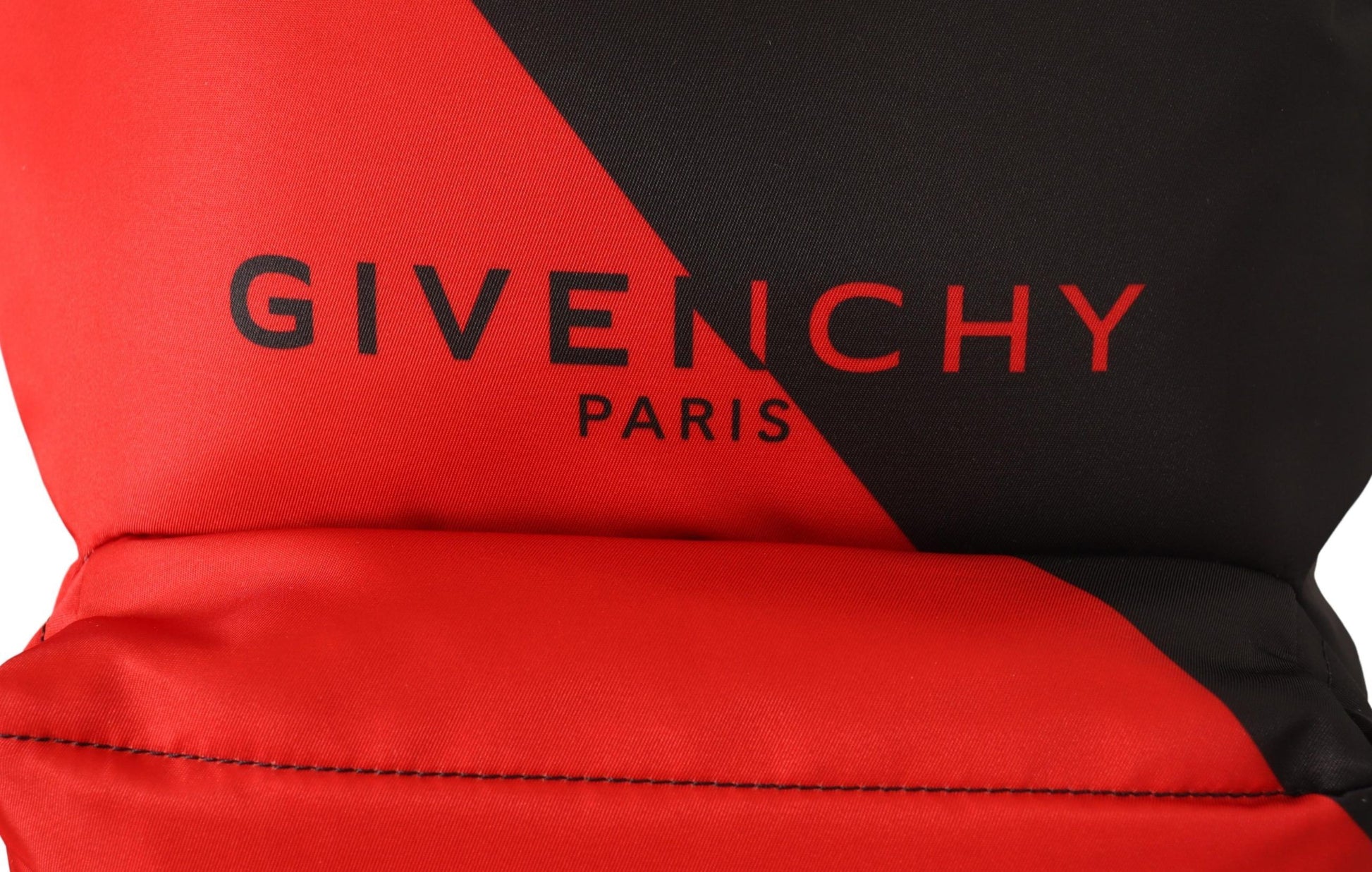 Givenchy Sleek Urban Backpack in Black and Red - Élégance Sélective