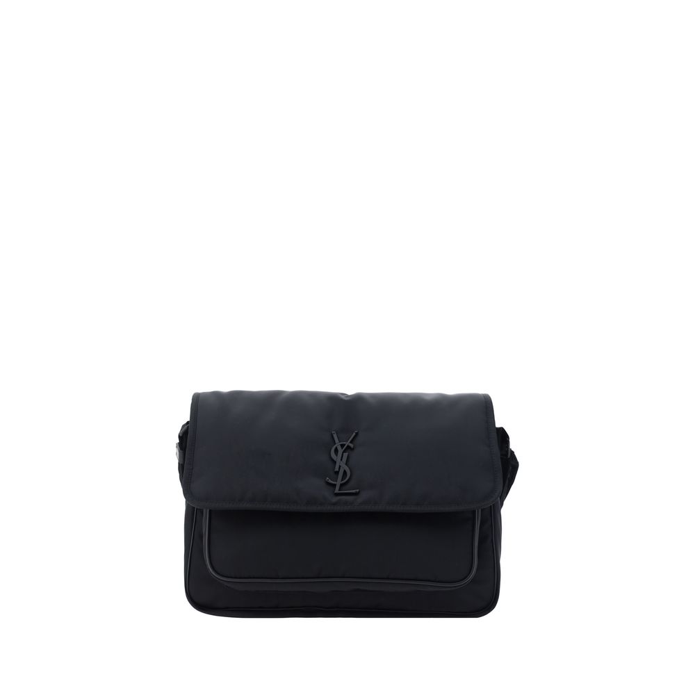 Black Polyamide Shoulder Bag - Élégance Sélective