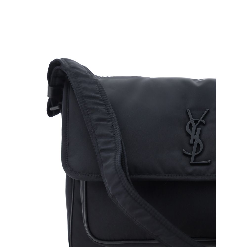 Black Polyamide Shoulder Bag - Élégance Sélective
