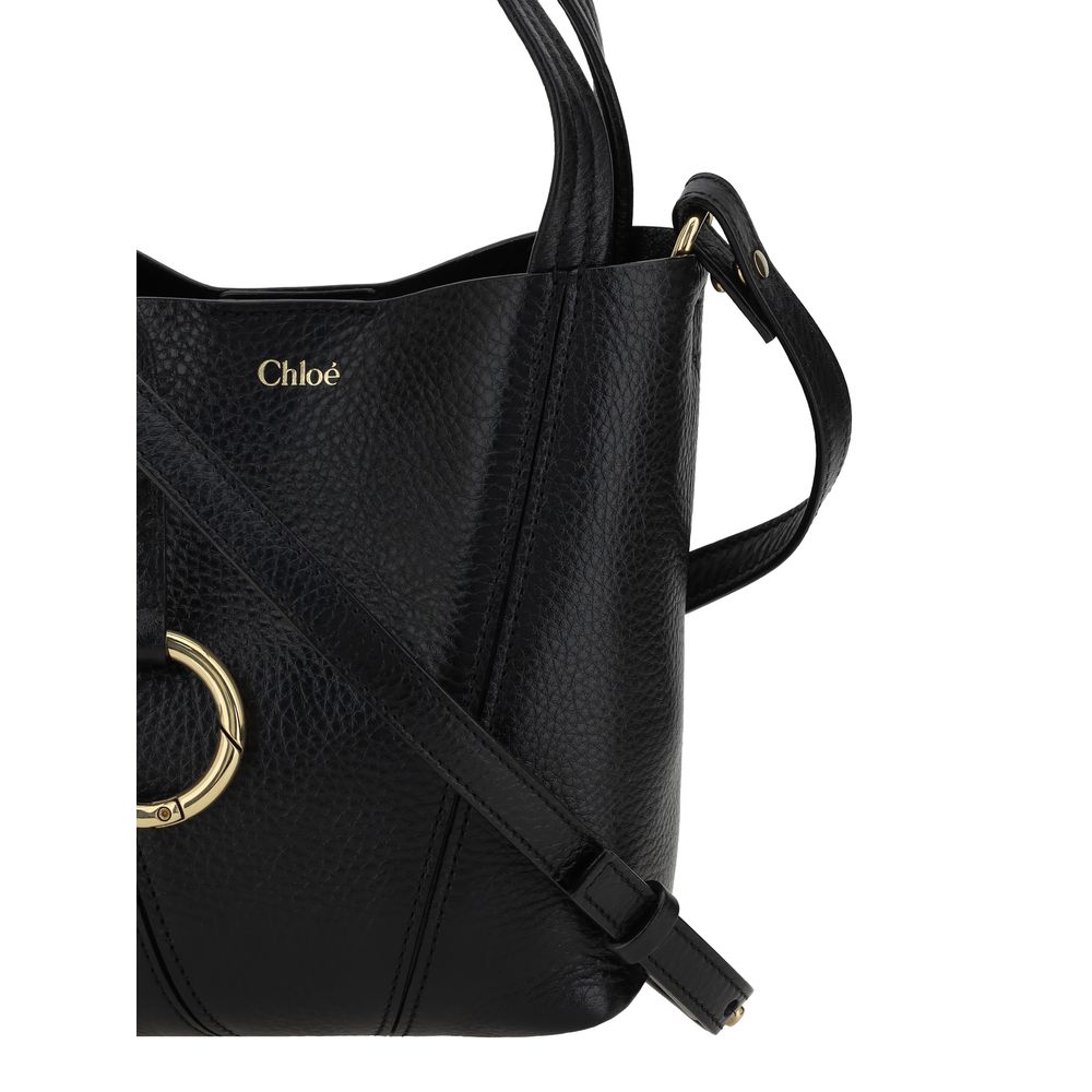 Black Calf Leather Bos Taurus Shoulder Bag - Élégance Sélective