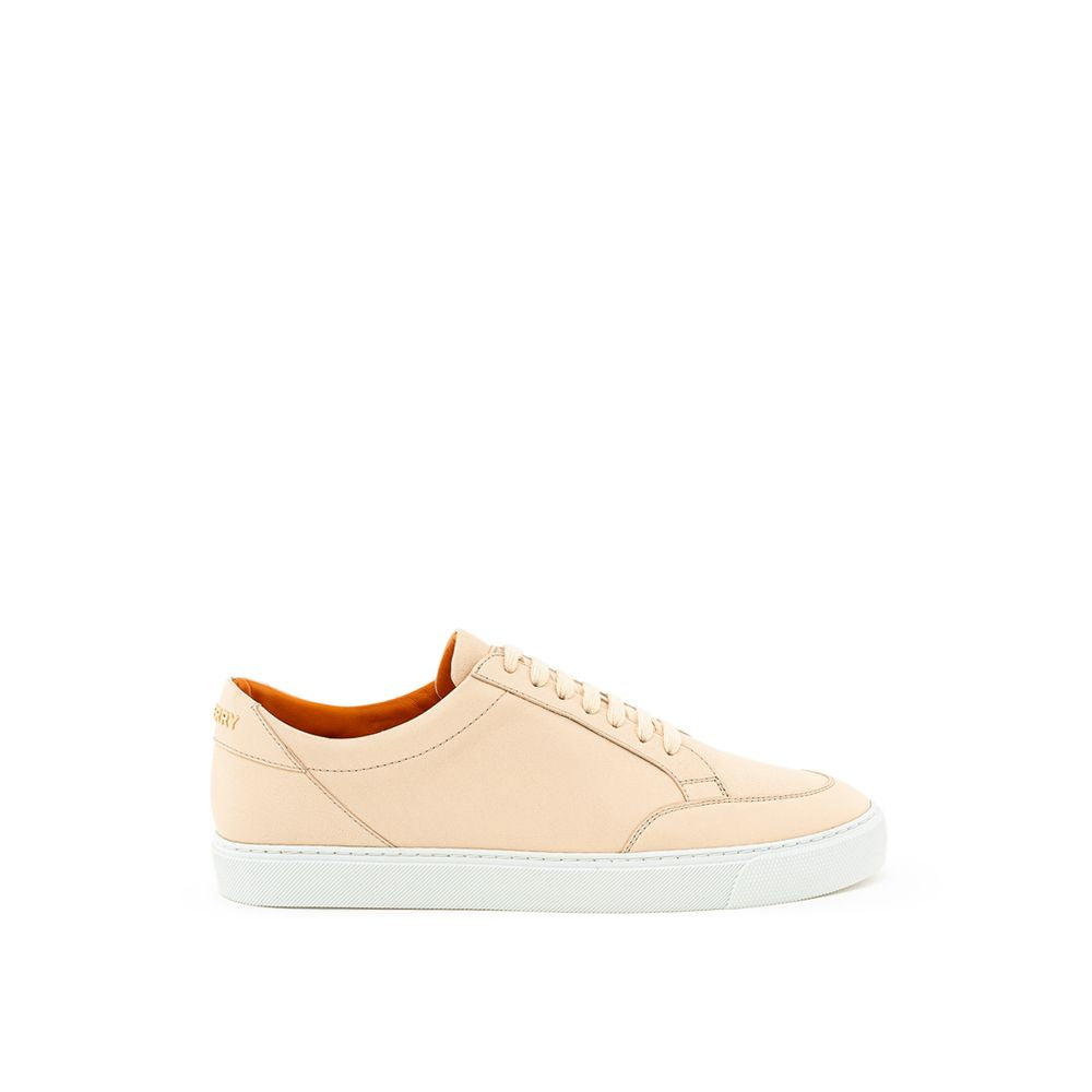 Burberry Pink Leather Sneaker - Élégance Sélective